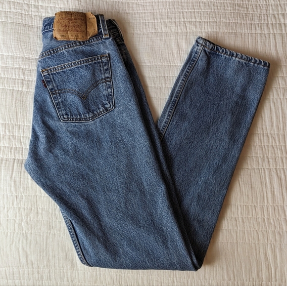 Levi's 501 Vintage Straight Leg Jeans 90s - Picture 12 of 16